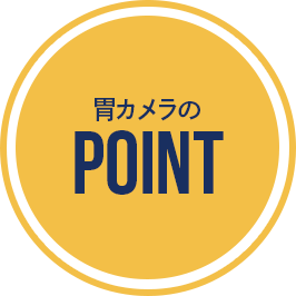 胃カメラのPOINT